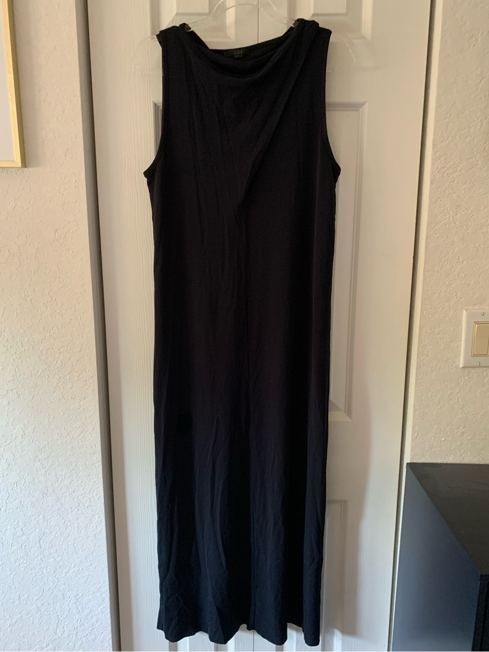 COS Black Sleeveless Maxi Dress Size Small